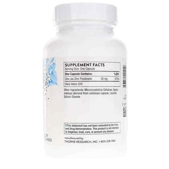 Zinc Picolinate 30 Mg, THR